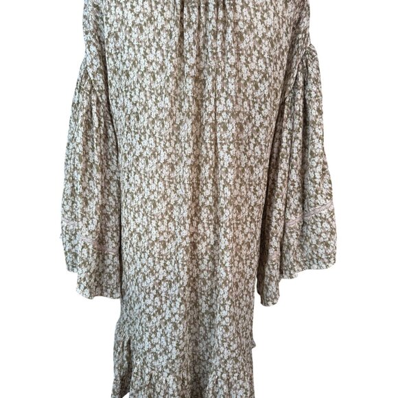 2/$30 Storia Small Floral Tassel Tie Boho Dress Small 100% Polyester - Picture 12 of 16